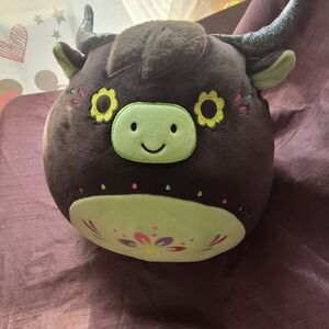 Original Squishmallows Catrina The Highland Cow Day of The Dead Halloween